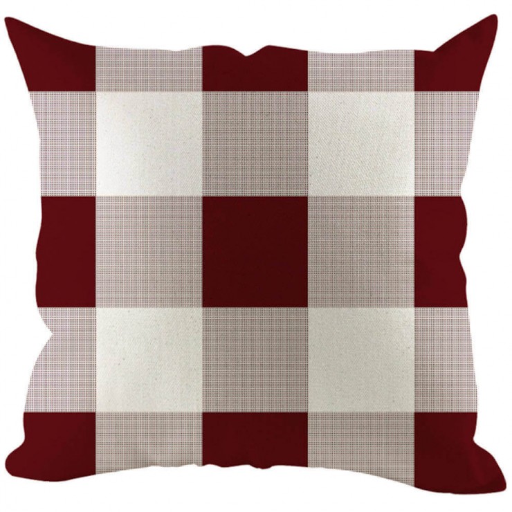 burgundy throw pillow