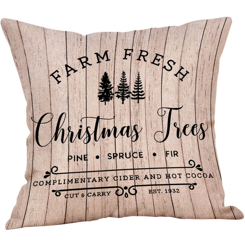 Farm Fresh Christmas Tree Pillow • Vea & Bean