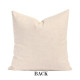 Custom Printed Pillow Cover - 18x18 Wheat Polyester Linen - Personalized With Your Photo or Design - Full Color Double Sided Pillow Cover