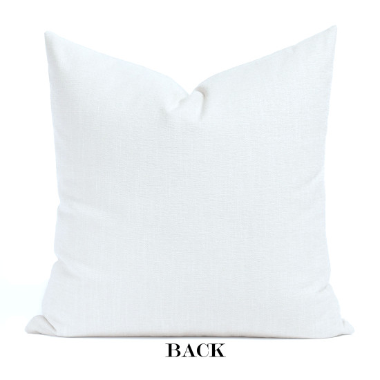 Custom Printed Pillow Cover - 18x18 White Polyester Linen - Personalized With Your Photo or Design - Full Color Double Sided Pillow Cover